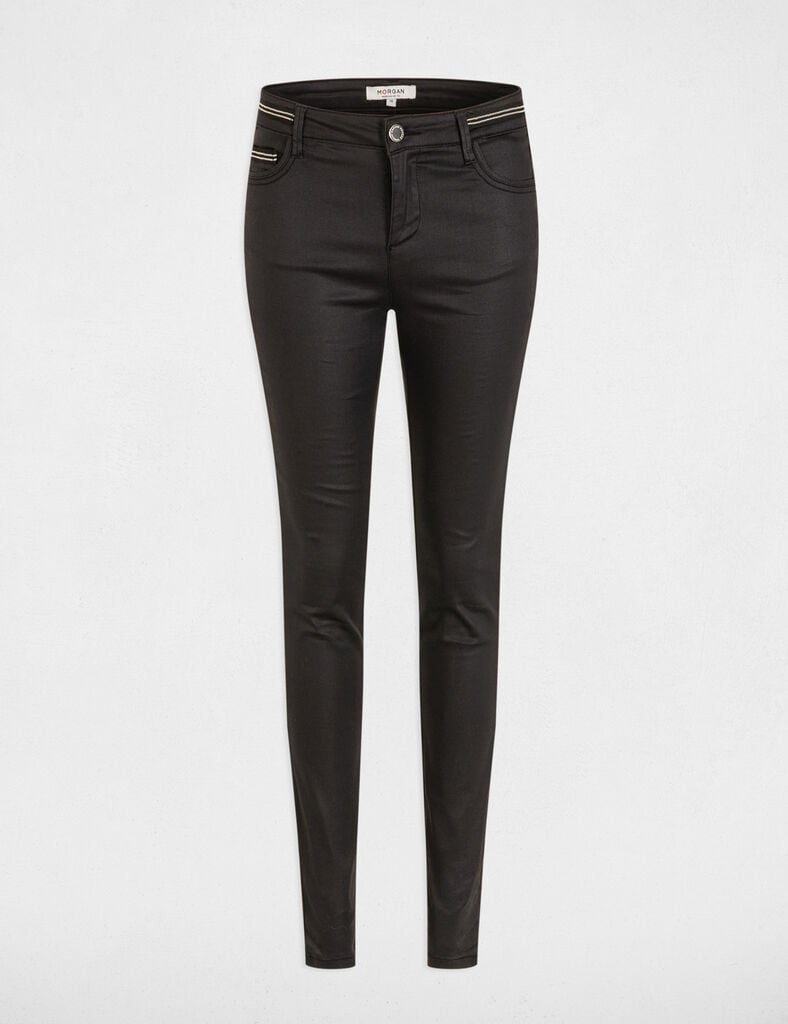 Pantalon slim enduit - PALONA Morgan
