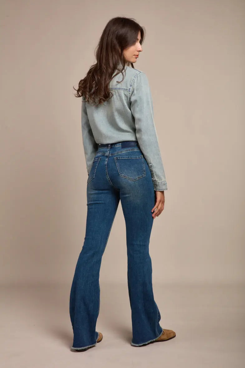 Toxik3 - Jean bootcut sans ourlet - Redy Toxik3